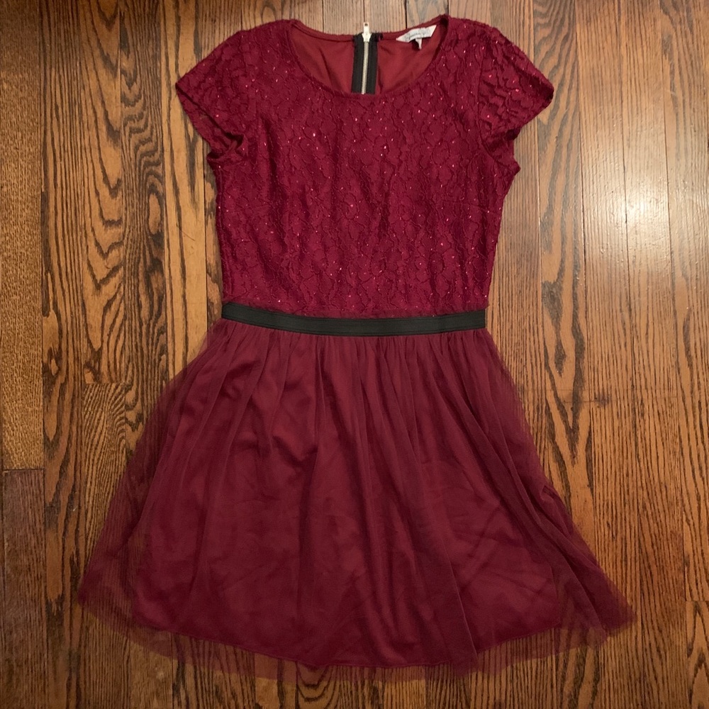 Sparkly Maroon Dress